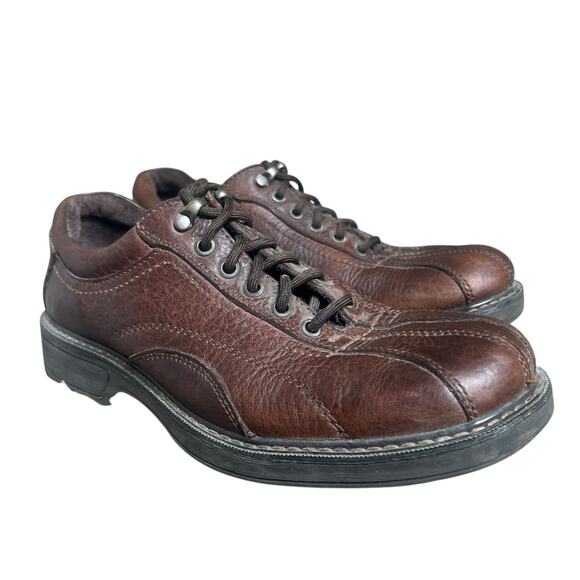 GH Bass Brown Leather Nixon Oxford Shoes Size 7M Dress Shoes